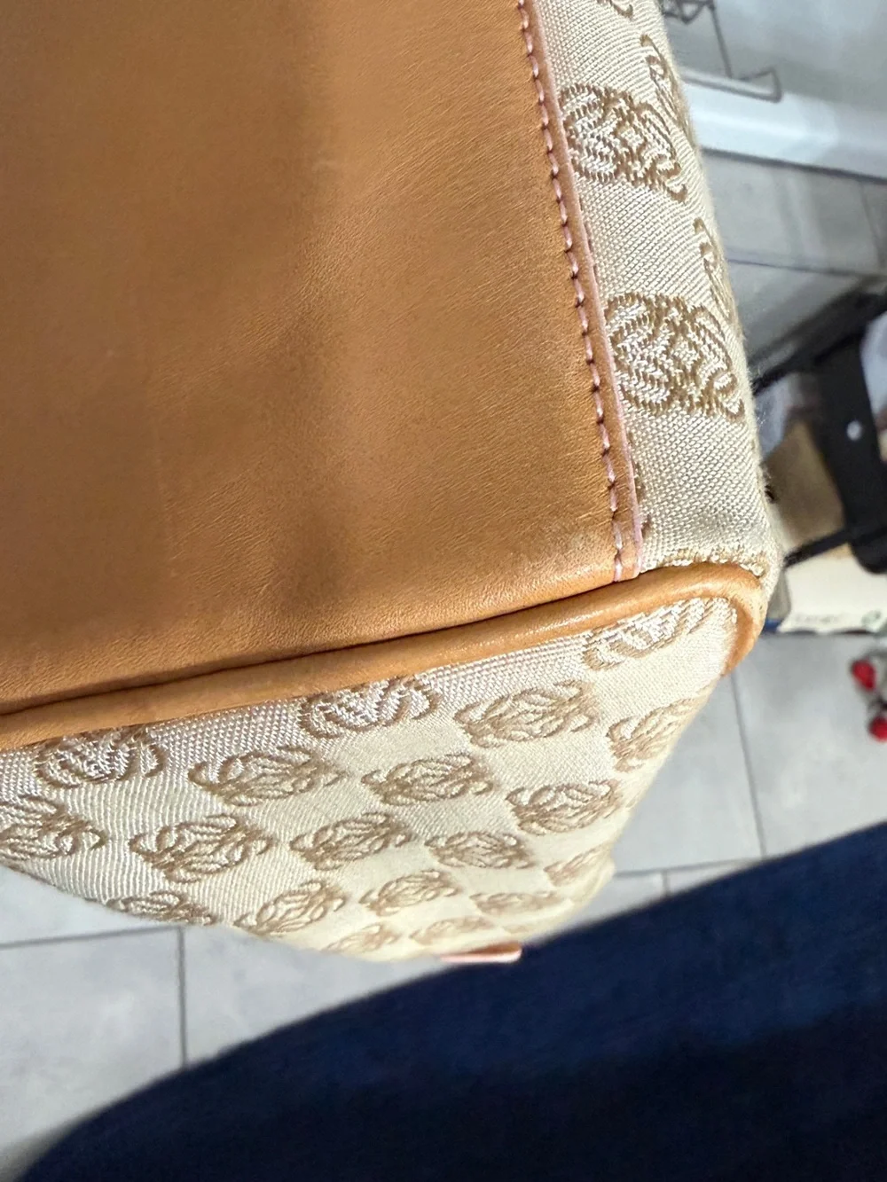 Loewe Anagram Canvas Tote